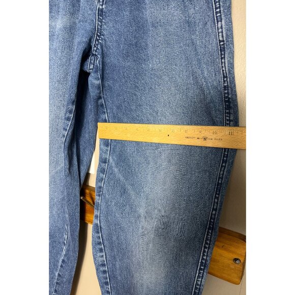 Vintage Brittania Jeans 80s High Waist Defining Tapered Cotton Womens XS - Picture 9 of 12